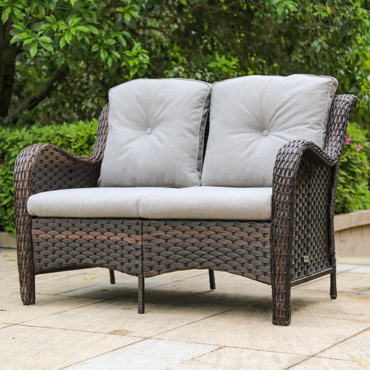 Gurit 9 - Person Outdoor Seating Group with Cushions<!-- --> <!-- -->(Set of 7)