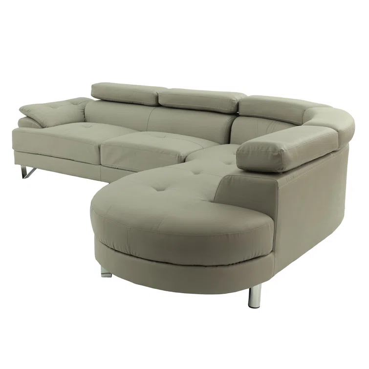 Longworth 2 - Piece Faux Leather Sectional