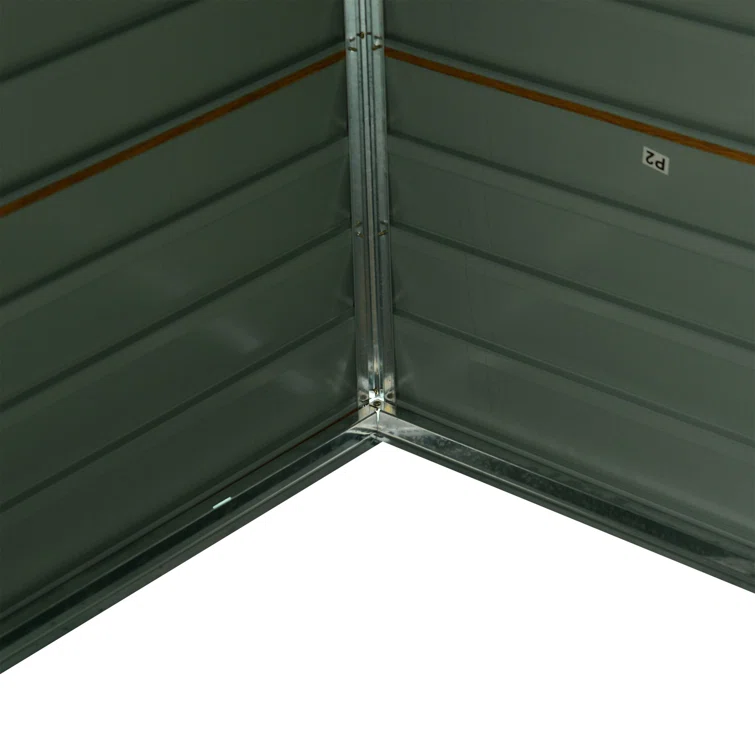 8 ft. W x 6 ft. D Stainless Steel Tool Shed