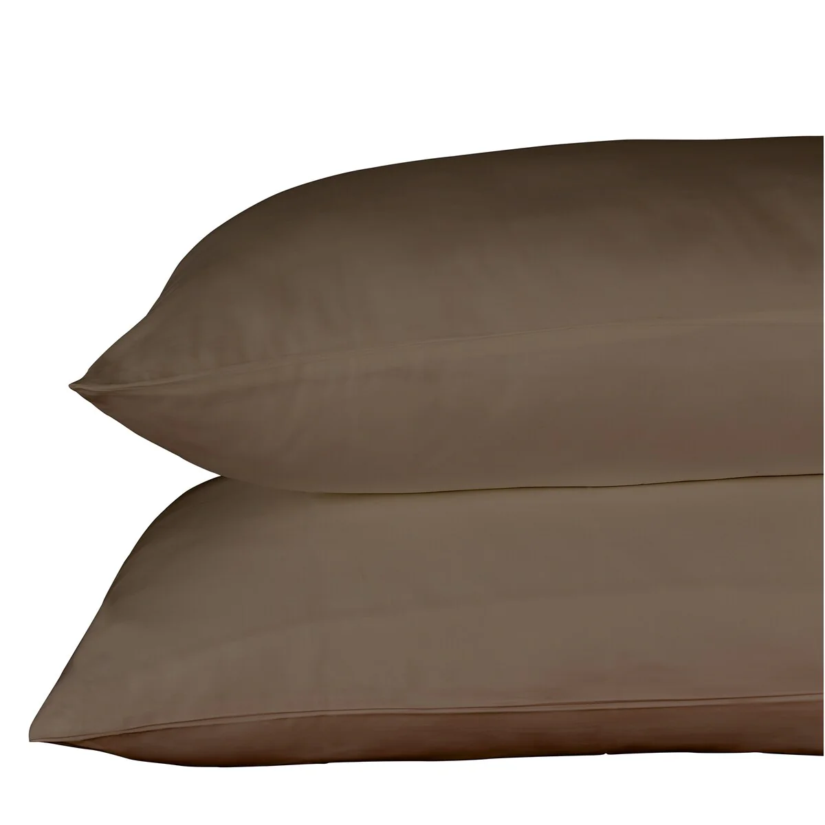 Just Linen 500 TC 100 Percent Egyptian Quality Cotton Solid Color Value Pack of 4 Queen Pillow Cases