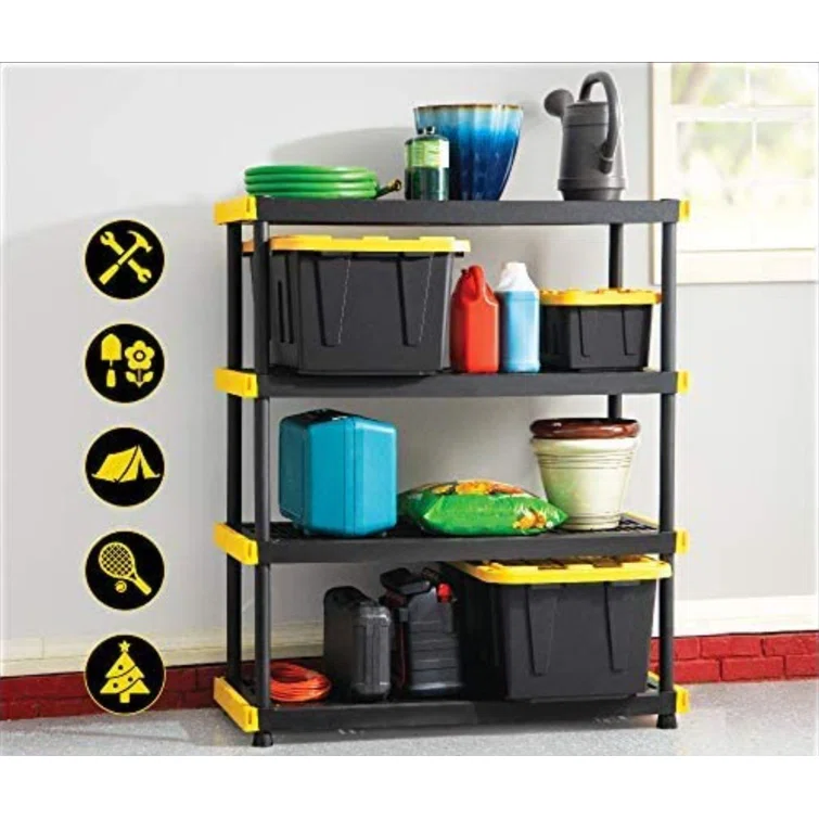 Micalah 48'' W Plastic Shelving Unit