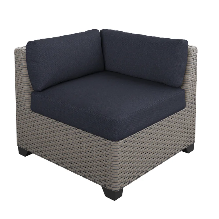 Amjad 8 Piece Outdoor Sectional Seating Group with Cushions
