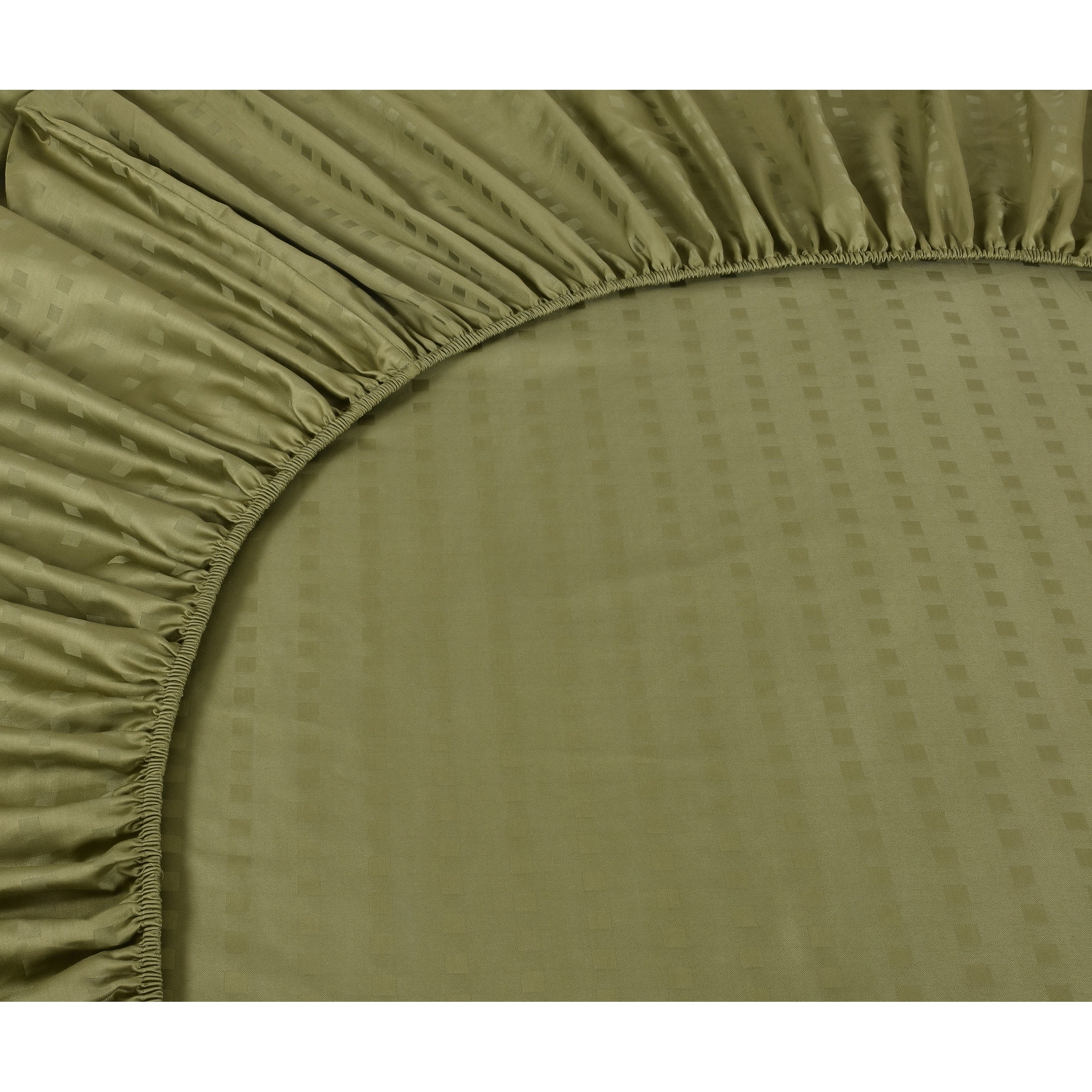 Spring Home 1200 Thread Count 100% Egyptian Cotton Deep Pocket Dobby Striped Sheet Set