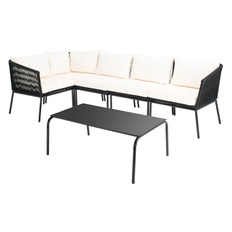 5 - Person Outdoor Seating Group with Cushions