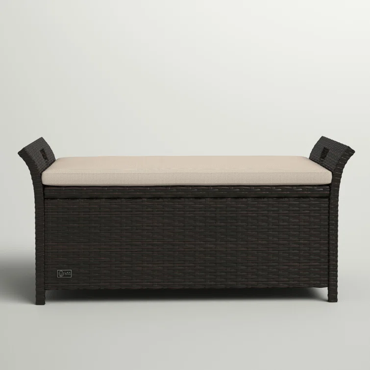 Hunsberger Wicker Outdoor Bench