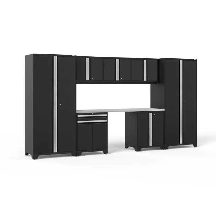 Pro Series 84.75'' H x 156'' W x 24'' D Storage Cabinet Set
