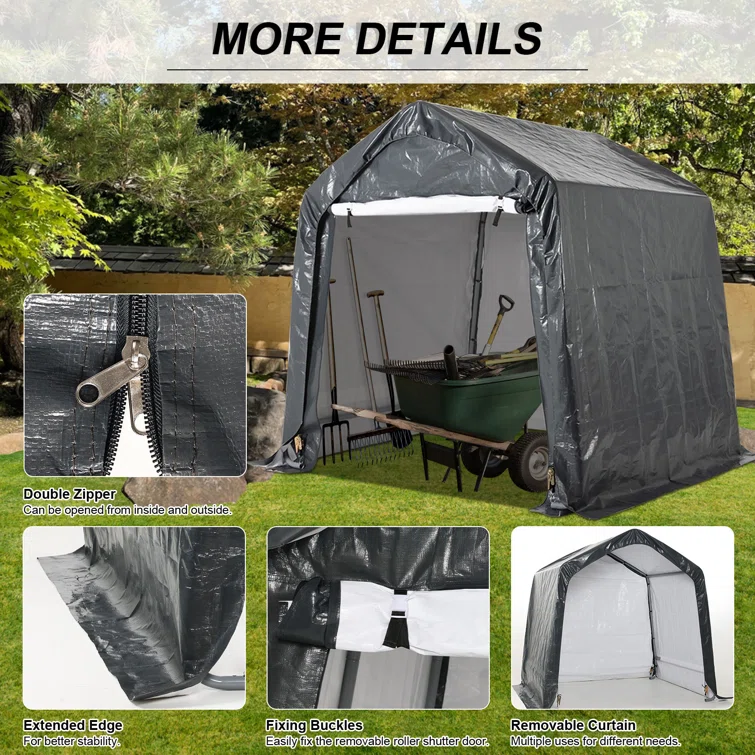 Polypropylene Portable Storage Shed