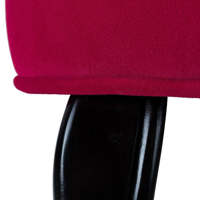 Elegantly Curved Jonnie Tufted Vanity Stool