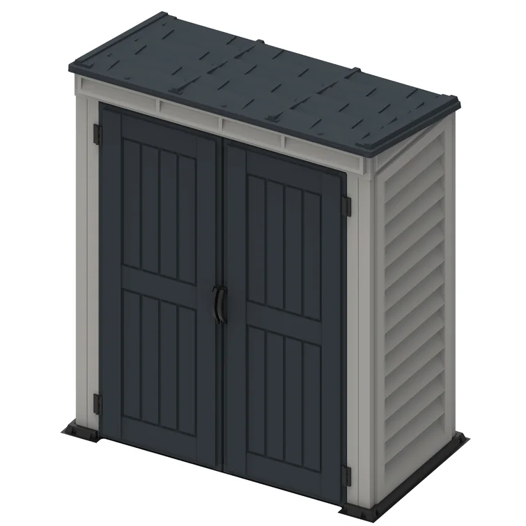 Yardmate Pent Plus 5.6 ft. W x 3 ft. D Plastic Lean-To Tool Shed
