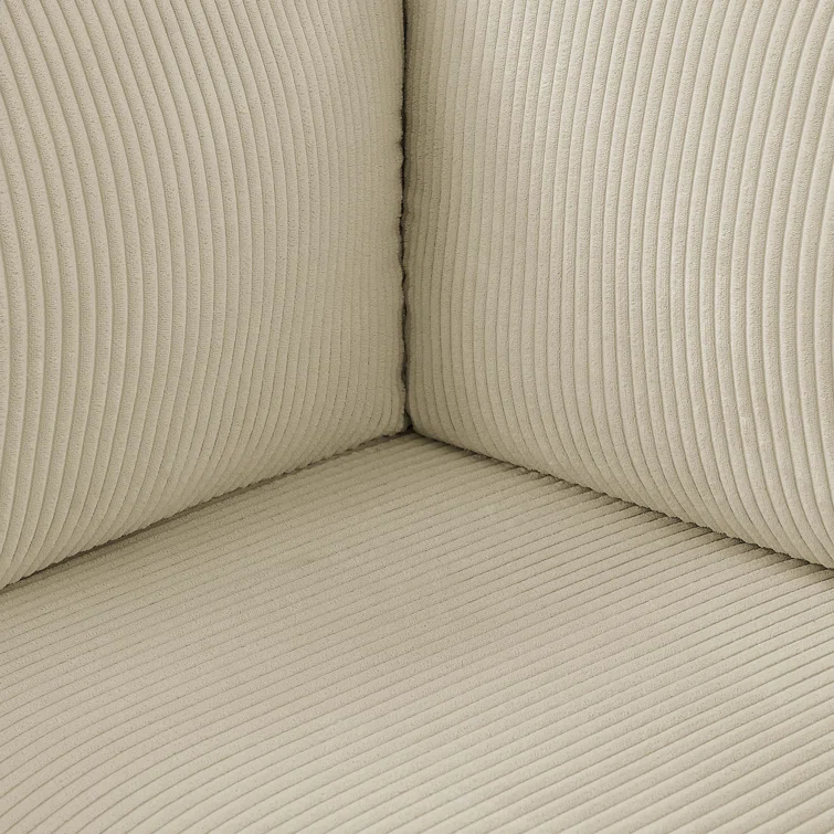 6 - Piece Corduroy Sectional