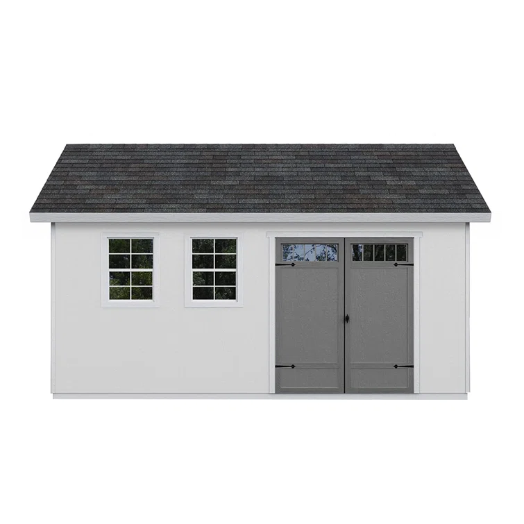 Scarsdale 12 ft. W x 16 ft. D Wood Storage Shed With Floor