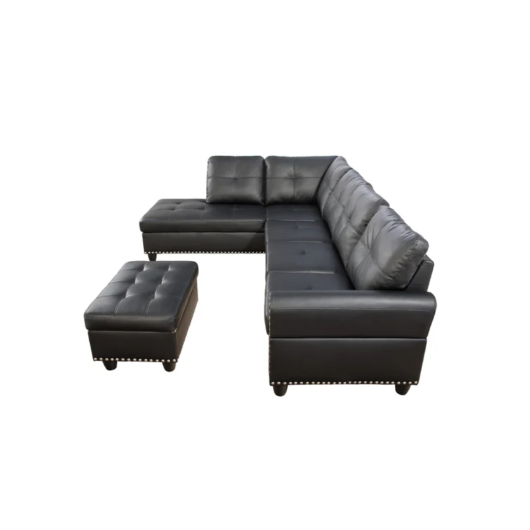 Alger 3 - Piece Faux Leather Sectional