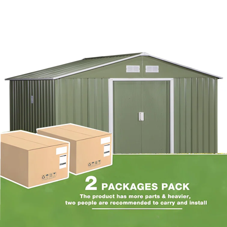 9 ft. W x 6 ft. D Storage Shed