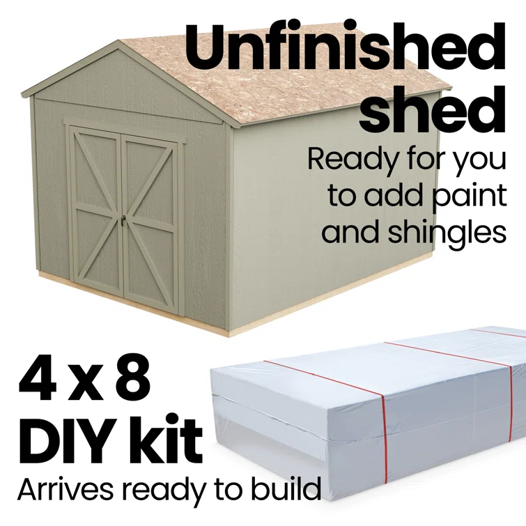 Astoria 12 ft. W x 16 ft. D Wood Storage Shed With Floor
