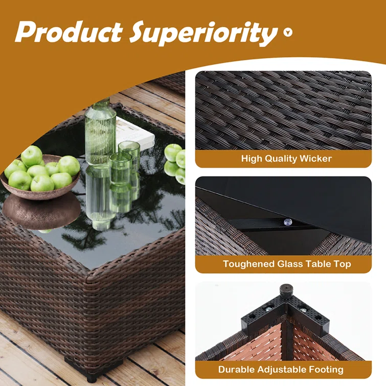 Forksville 6 - Person Outdoor Seating Group with Cushions