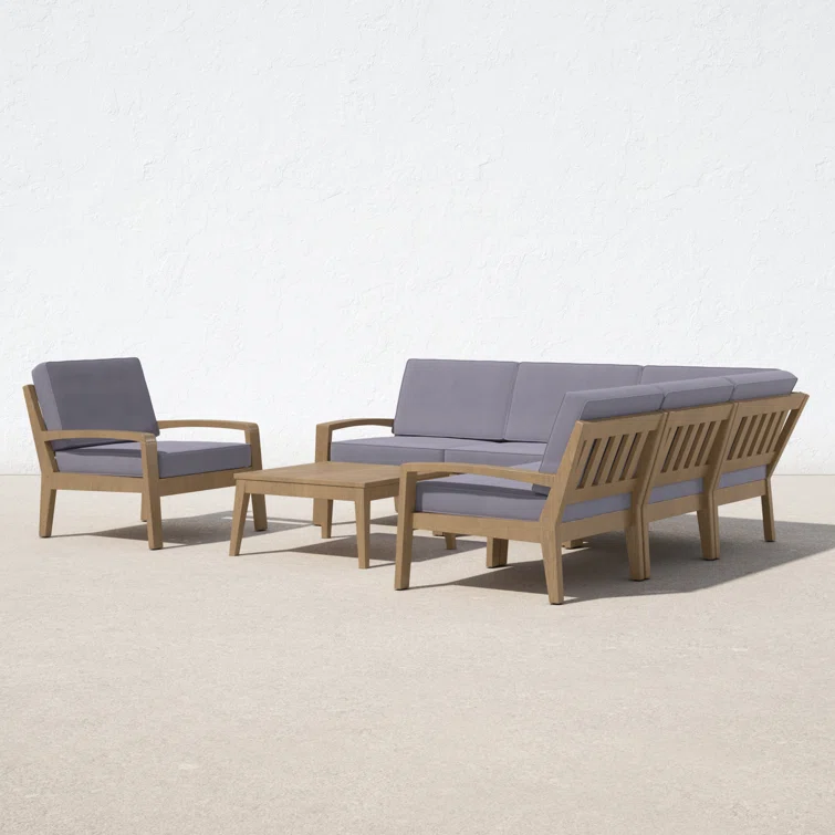 Sonnie 5 - Person Outdoor Seating Group with Cushions