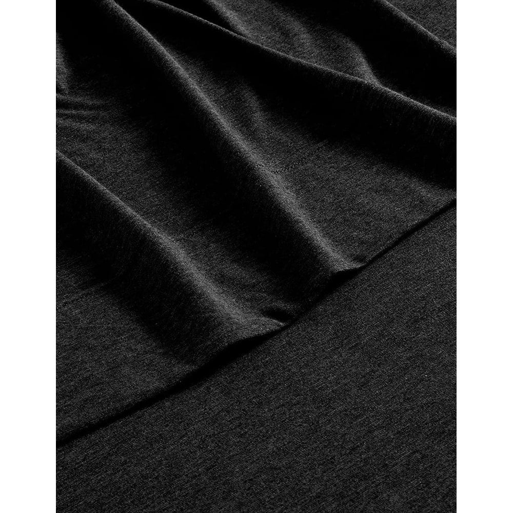 Sonive Jersey Knit Pure Cotton Sheets set 4 Piece