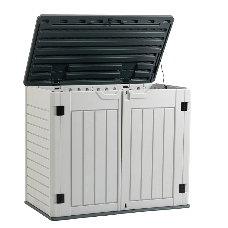 4.25 ft. W x 2.4 ft. D Resin Horizontal Storage Shed