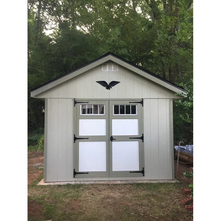 Riverside 10 ft. W x 12 ft. D Wood Storage Shed