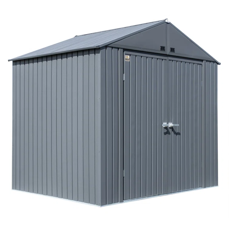 Elite 8.5 ft W x 6 ft D Metal Storage Shed