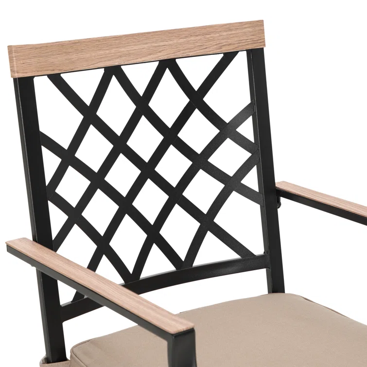 Sharlize 4 - Person Square Outdoor Dining Set with Cushions
