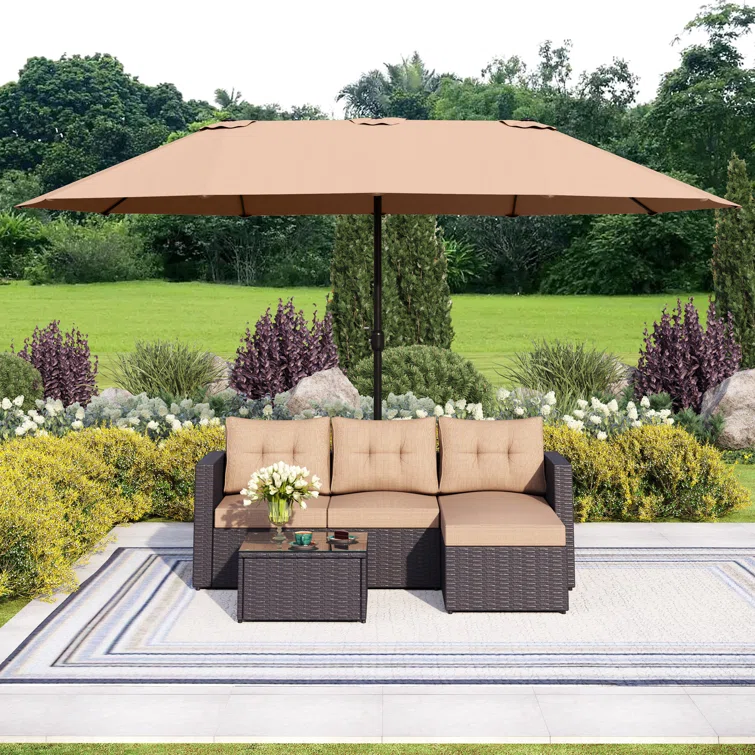 Alyah 4 - Person Outdoor Seating Group with Cushions