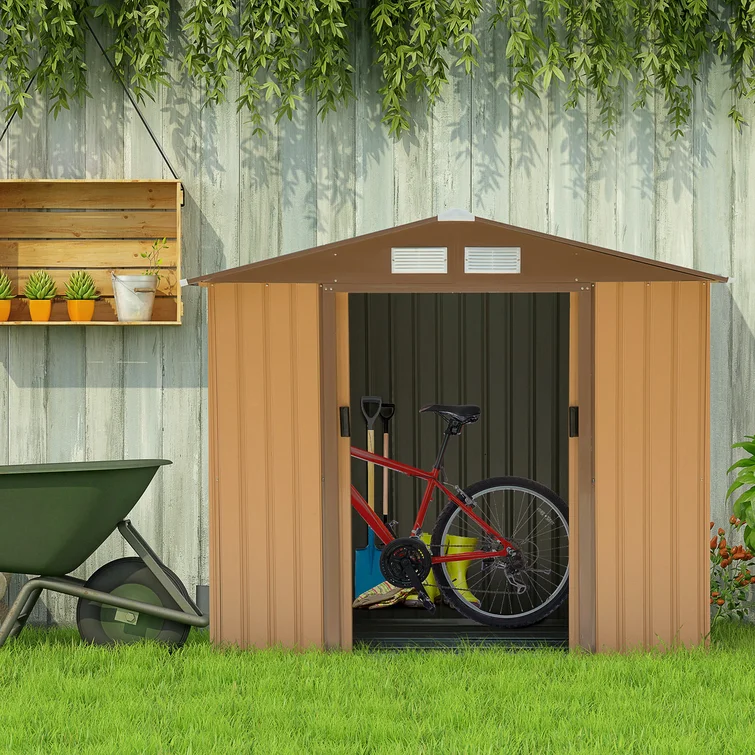 11 ft. W x 13 ft. D Stainless Steel Tool Shed