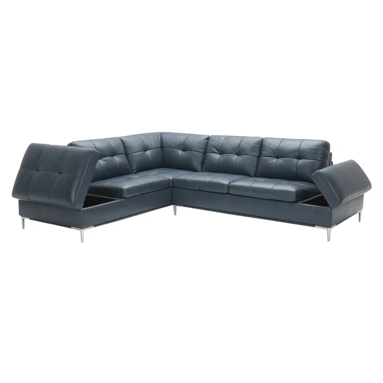 Mercier 2 - Piece Leather Sectional