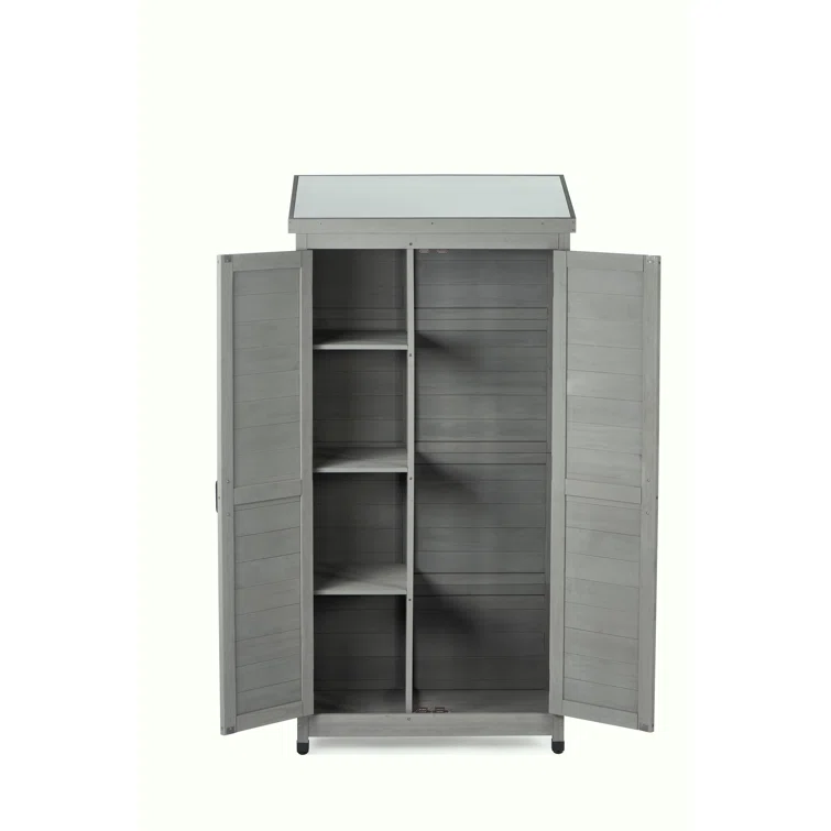 3 ft. W x 2 ft. D Solid Wood Lean-To Tool Shed