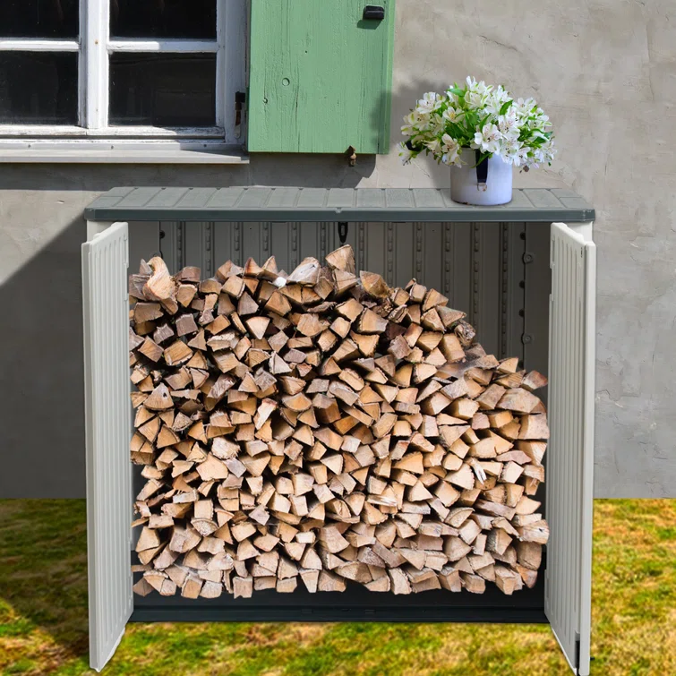 4.25 ft. W x 2.4 ft. D Resin Horizontal Storage Shed