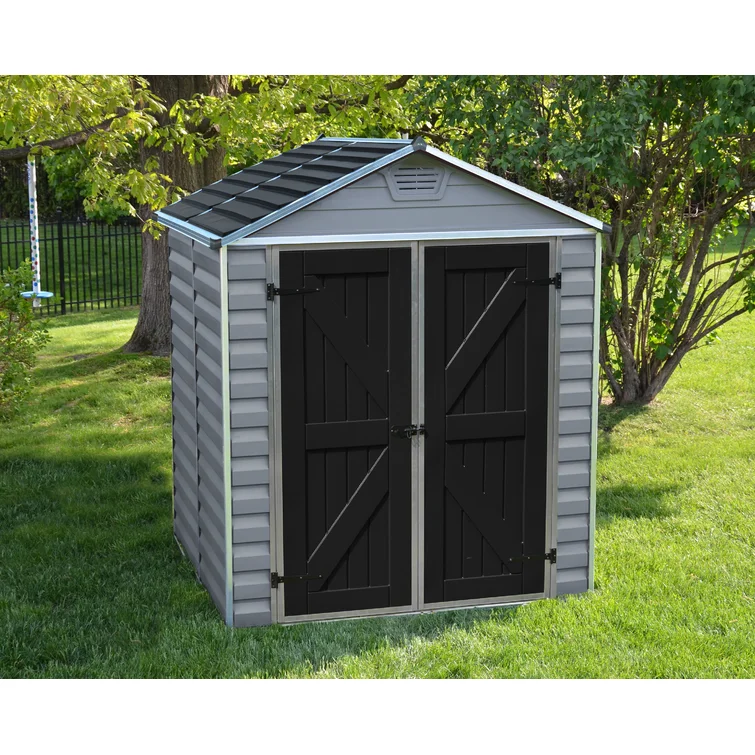 Skylight 6' x 5' Polycarbonate and Aluminum Traditional Storage Shed
