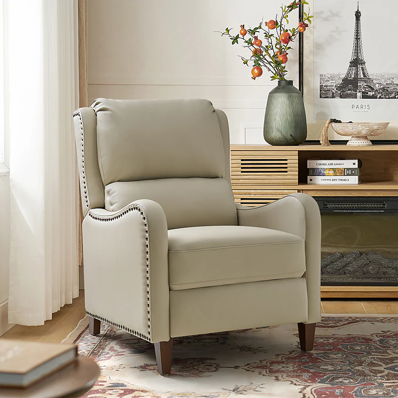 Deliat Genuine Leather Rocker Recliner