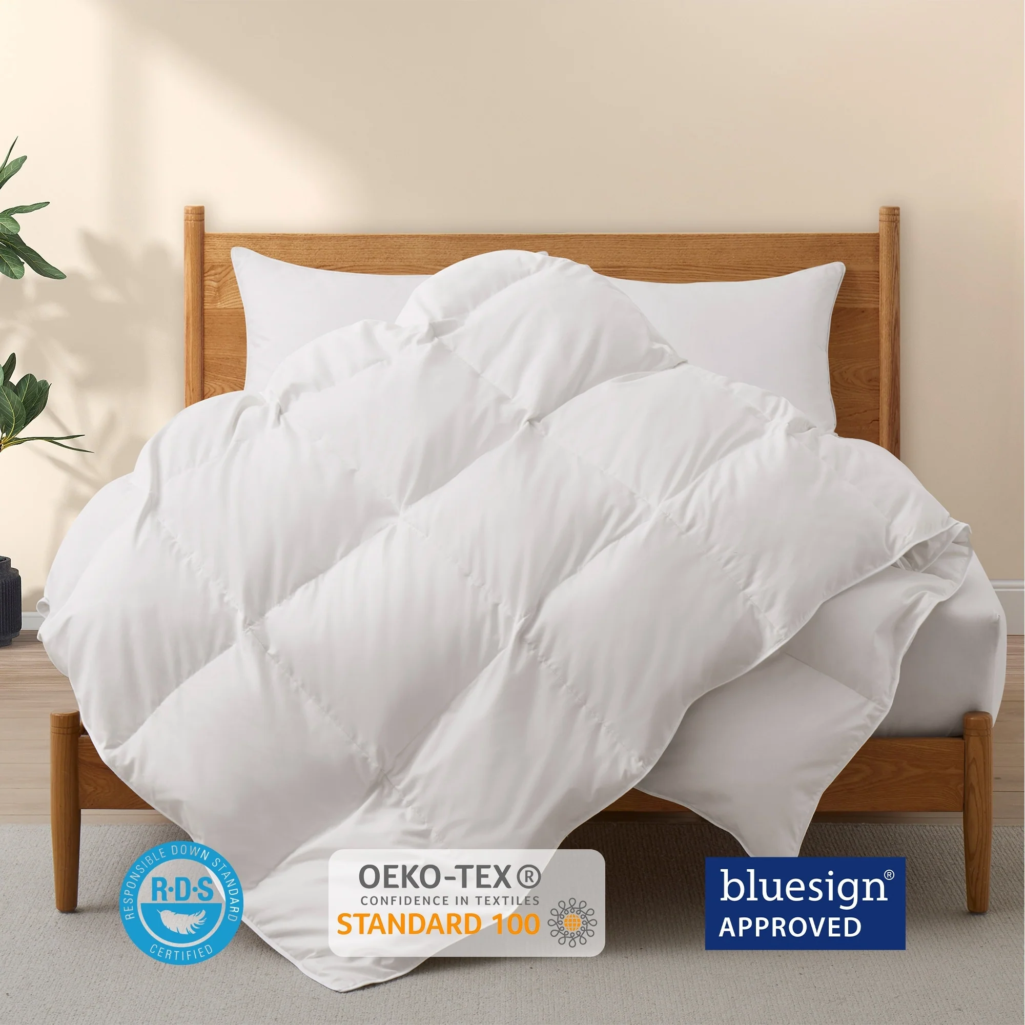 Premium White Feather Down Comforter Duvet Insert All Warmth Levels