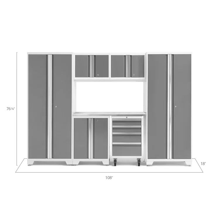 Bold Series 7 Piece Garage Storage Cabinets