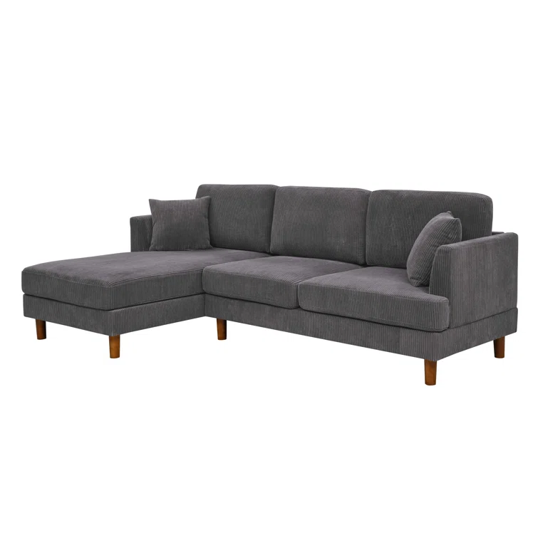 Nikeita 2 - Piece Corduroy Sectional