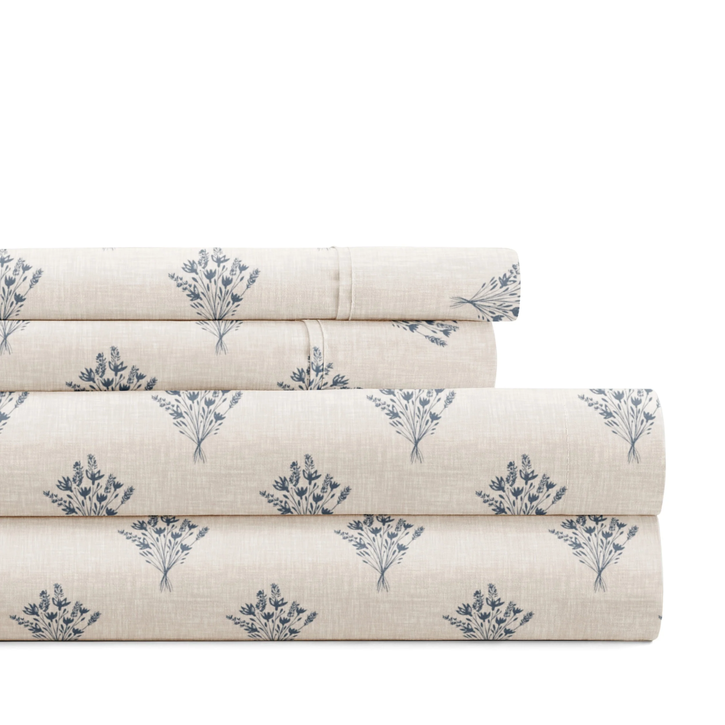 Delicate Details Patterned Ultra-Soft Bed Sheet Sets