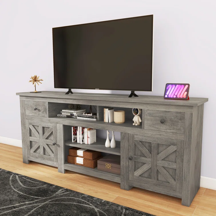 Farmhouse TV Stand for TVs up to 80