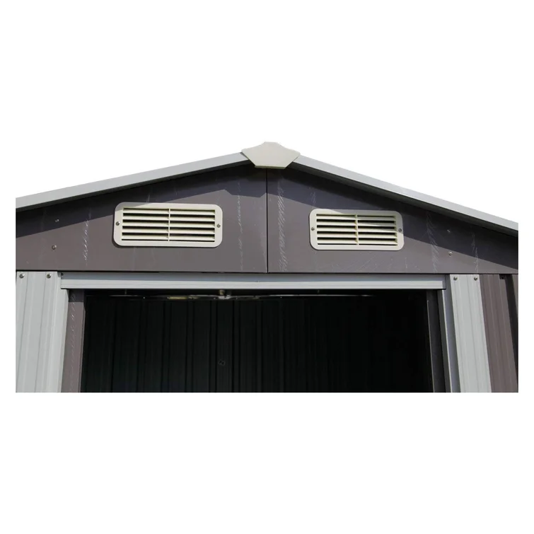 6' 8'' W x 4' 3'' D Metal Storage Shed
