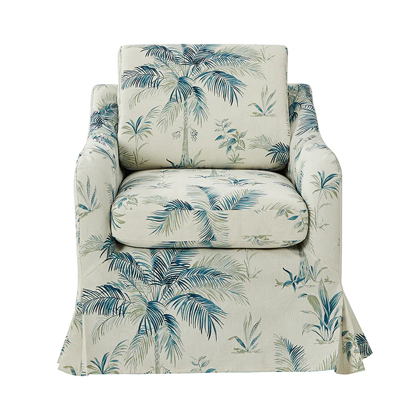 Bertram Claas 360 Degree Swivel Chair With Slipcover
