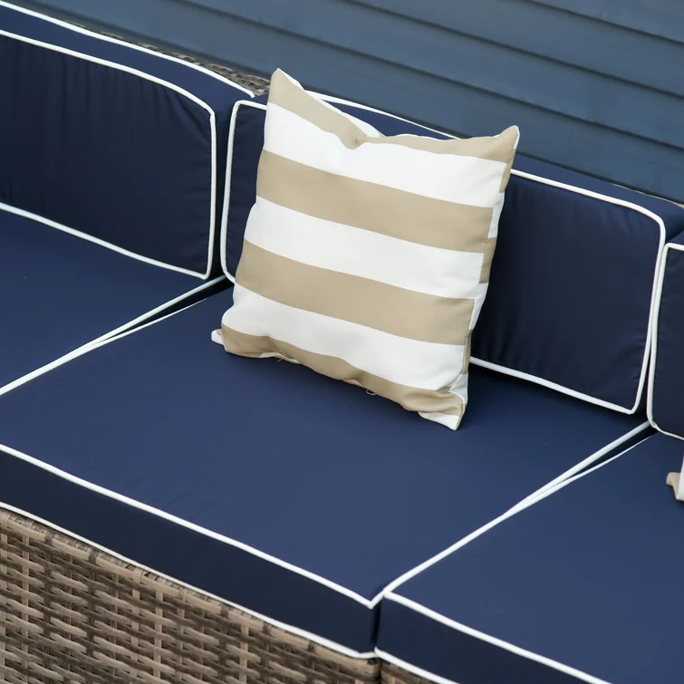 6 - Person Outdoor Seating Group with Cushions