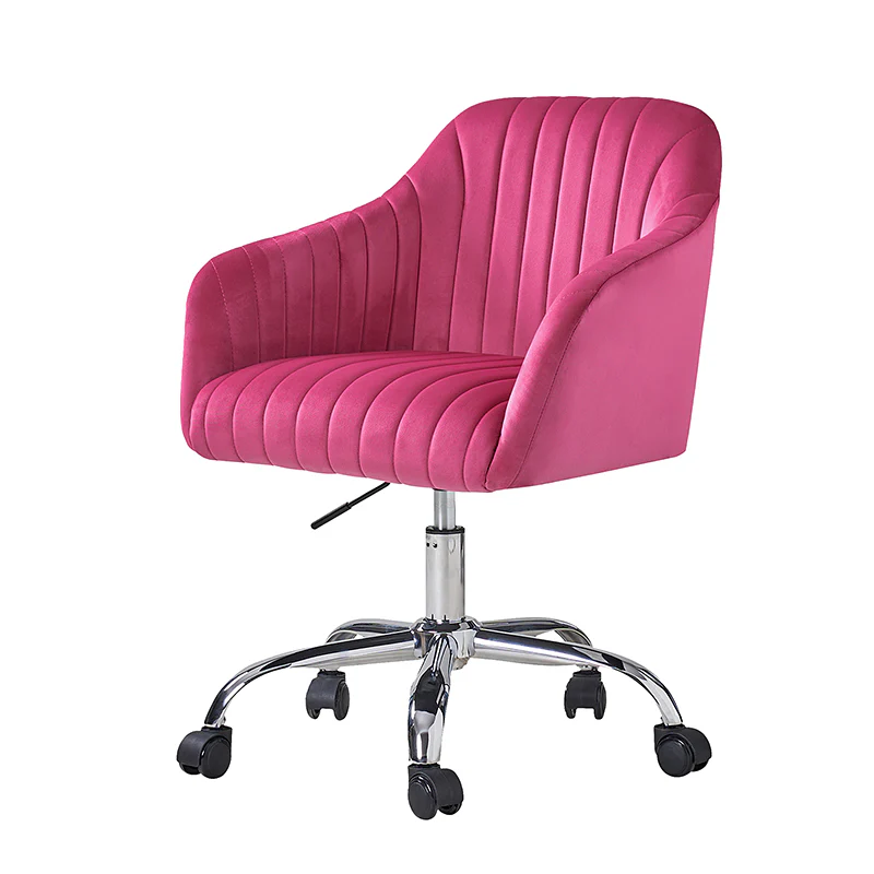 Theo Modern Velvet Task Chair with Tufted Back