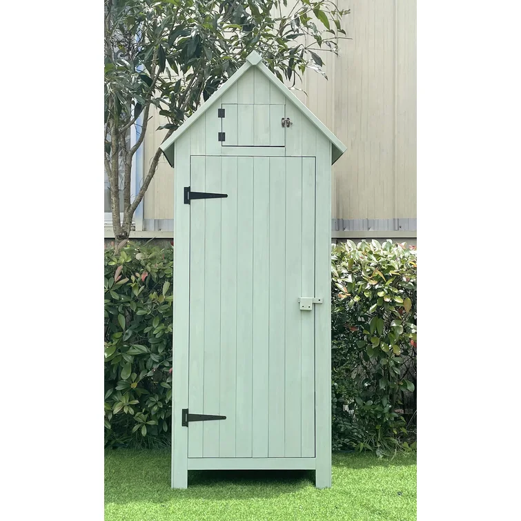 2 ft. 5 in. W x 2 ft D Solid Wood Storage Shed