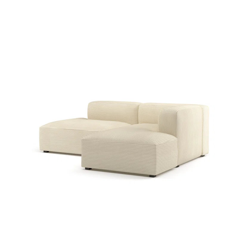 Winnie 2 - Piece Corduroy Sectional