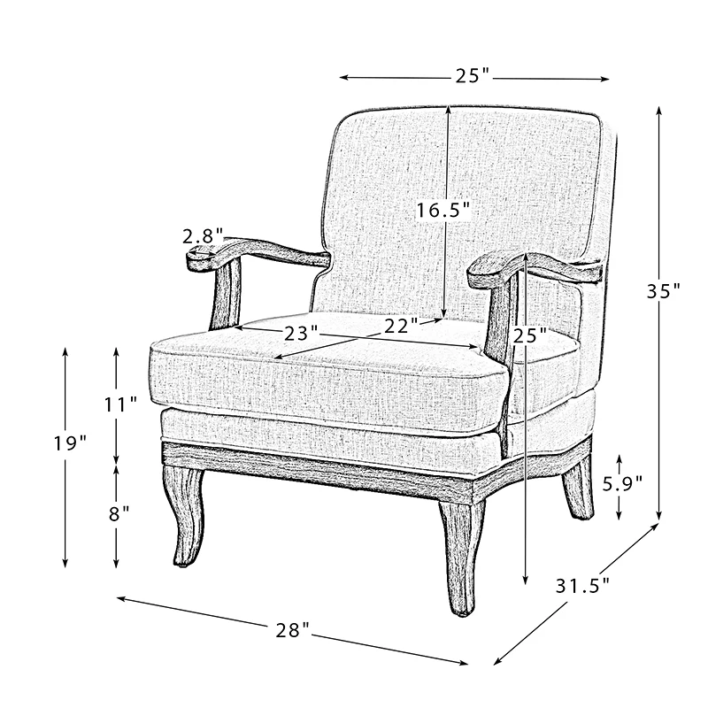 Randolph Upholstered Armchair