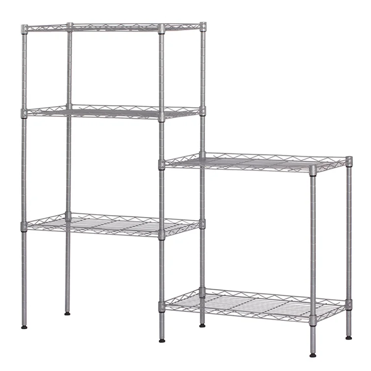 Alves 59" H x 21.25" W x 11.42" D 5 Layer Wire Shelving Unit