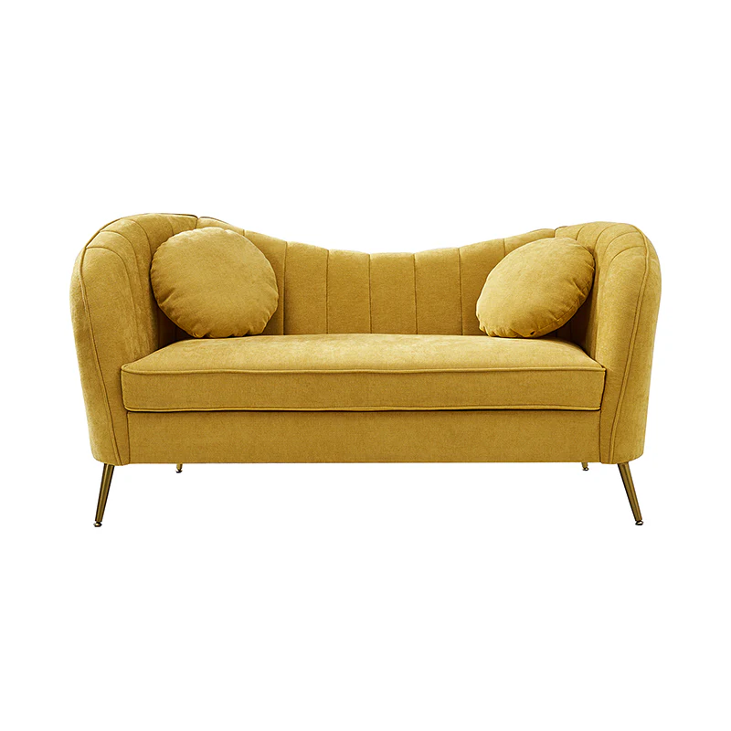 Emilio Contemporary Tufted Back Elegant and Comfortable Loveseat