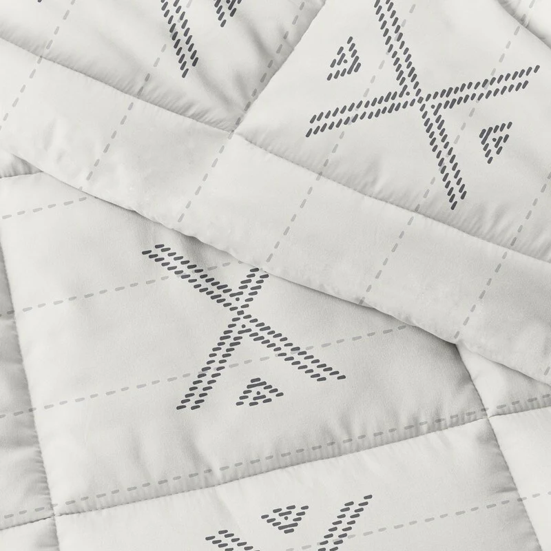 Becky Cameron Premium Urban Stitch Patterned Comforter Set