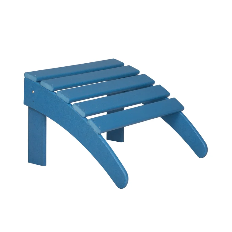 Shaunna Resin Adirondack Chair with Ottoman