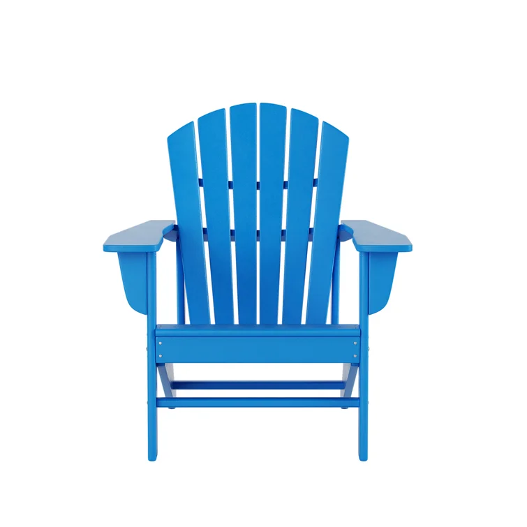 Shaunna Resin Adirondack Chair with Ottoman
