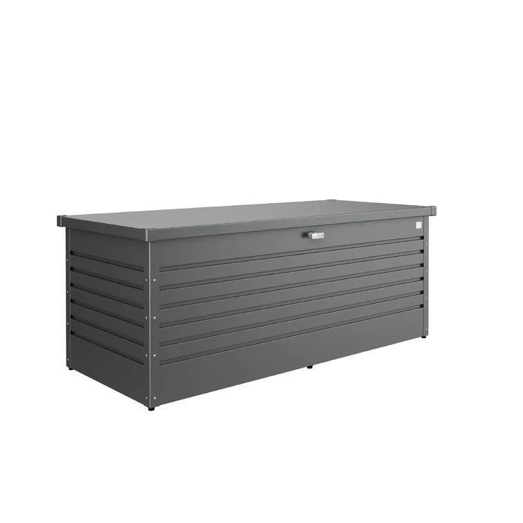 LeisureTime 210 Gallon Water Resistant Metal Deck Box with Lock